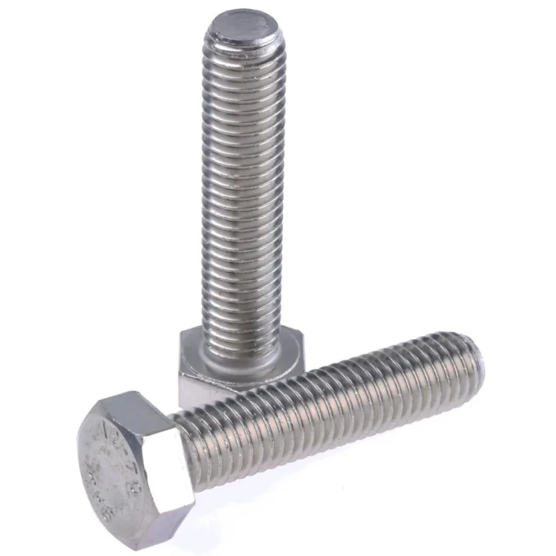 RS PRO Plain Stainless Steel Hex Bolt M12 x 55 mm, Grade A2, DIN 933 797-6345