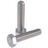 RS PRO Plain Stainless Steel Hex Bolt M12 x 55 mm, Grade A2, DIN 933 797-6345