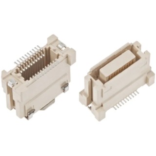 Molex SlimStack Series Straight Surface PCB Socket 40-Contact 2 Row 0.635 mm Pitch 100V Solder 52901-0474