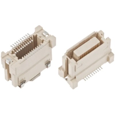 Molex SlimStack Series Straight Surface PCB Socket 40-Contact 2 Row 0.635 mm Pitch 100V Solder 52901-0474