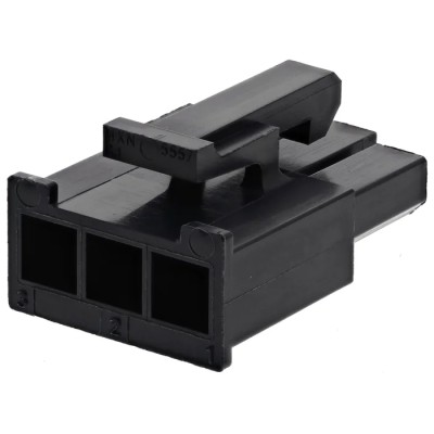 Molex Mini-Fit Jr Female Connector Housing 4.2 mm Pitch 3 Way 1 Row Straight 50-29-1662