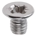 RS PRO Pozidriv Countersunk Stainless Steel Machine Screw 6 mm Length M4 797-6349