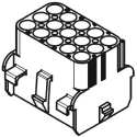 Molex MLX Female Connector Housing 6.35 mm Pitch 15 Way 3 Row Straight 50-84-2152