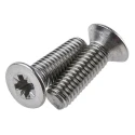 RS PRO Pozidriv Countersunk Stainless Steel Machine Screw 16 mm M5 797-6351