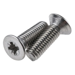 RS PRO Pozidriv Countersunk Stainless Steel Machine Screw 16 mm M5 797-6351