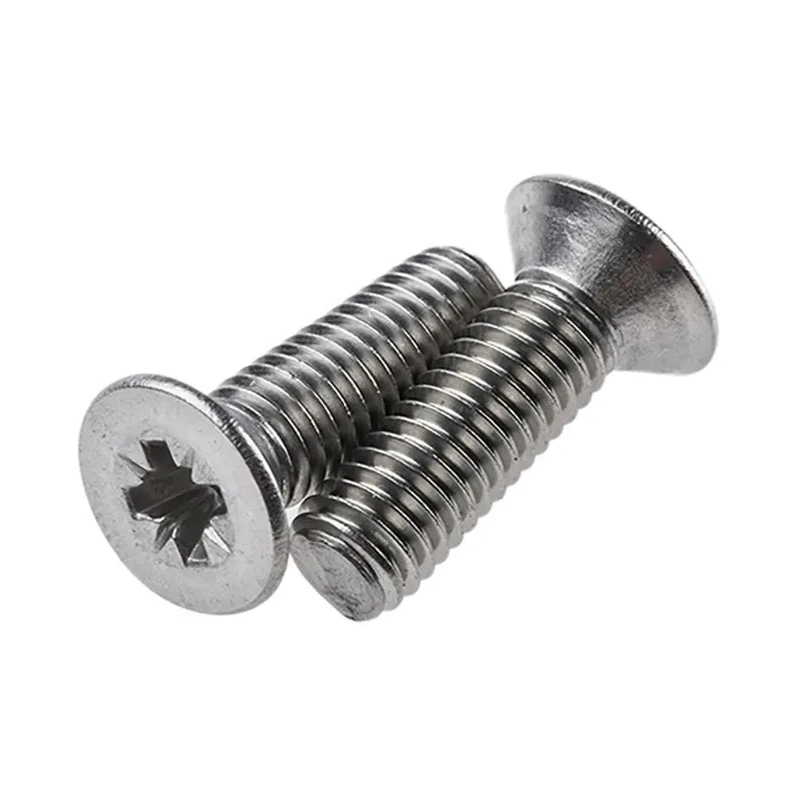 RS PRO Pozidriv Countersunk Stainless Steel Machine Screw 16 mm M5 797-6351