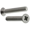 RS PRO Pozidriv Countersunk Stainless Steel Machine Screw M5 Thread 30 mm Length 797-6355