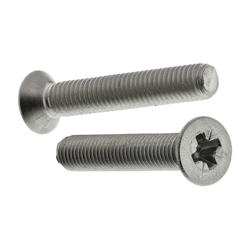 RS PRO Pozidriv Countersunk Stainless Steel Machine Screw M5 Thread 30 mm Length 797-6355