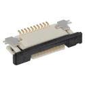 Molex 0.5 mm Pitch 10 Way Right Angle FPC Connector ZIF Top Contact 52745-1097