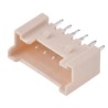 Molex Sherlock Series Straight Through Hole PCB Header, 6 Contact, 2 mm Pitch, 1 Row, Shrouded 35362-0650