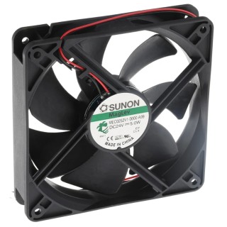Sunon ME Series Axial Fan 24V dc 5W 207mA 184m³/h 120mm x 120mm x 25mm MEC0252V1-0000-A99