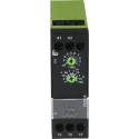 Tele DIN Rail Timer Relay, Single-Function On-Delay, 1-Contact SPDT, 24-240V AC/DC, Time Range 0.05 → 1 s to 9 → 180 s V2ZE10