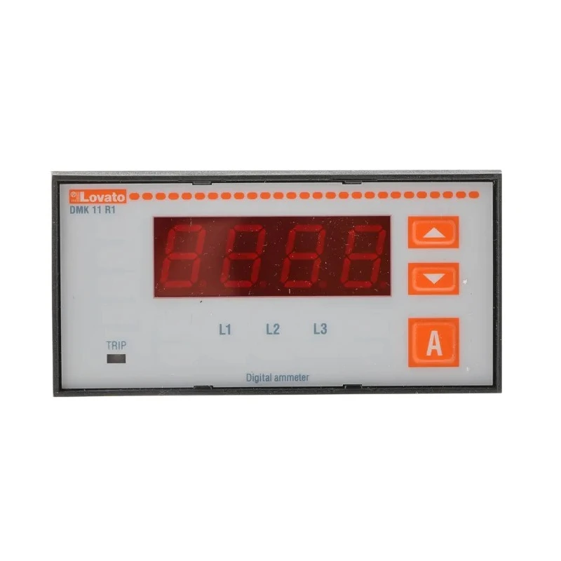 Lovato Electric Digital Ammeter AC 5 A, 45 mm x 91 mm, ±0.5 % Accuracy DMK11R1