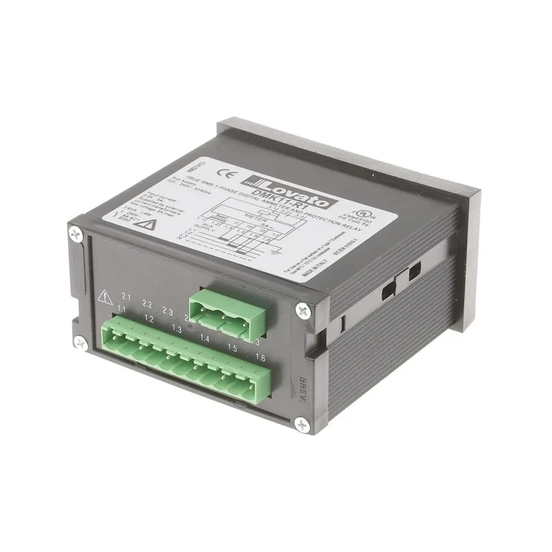 Lovato Electric Digital Ammeter AC 5 A, 45 mm x 91 mm, ±0.5 % Accuracy DMK11R1
