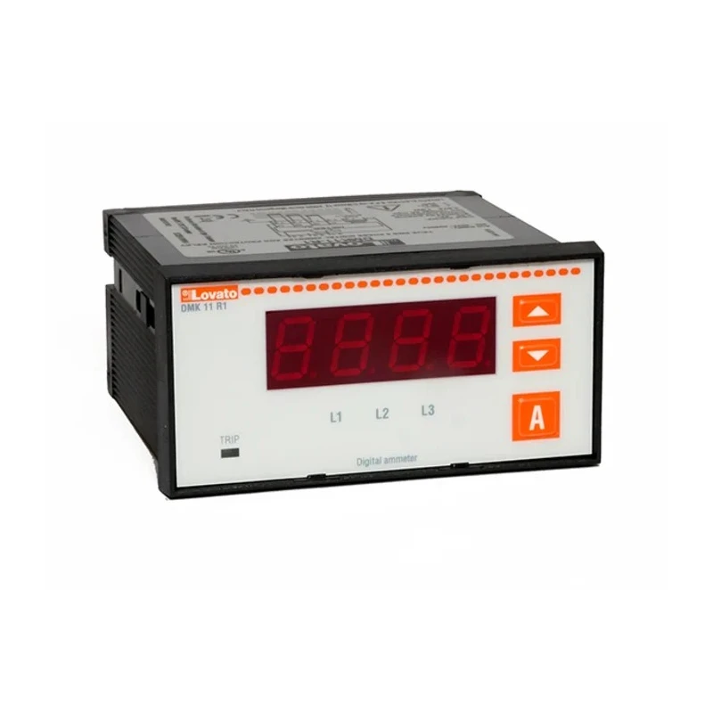 Lovato Electric Digital Ammeter AC 5 A, 45 mm x 91 mm, ±0.5 % Accuracy DMK11R1