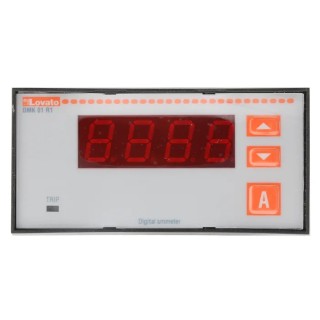 Lovato Electric Digital Ammeter 10000 A AC, 45 mm x 91 mm, ±0.5 % Accuracy DMK01R1