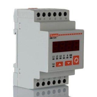 Lovato Electric 3 Phase Digital Panel Multifunction Meter LED Display DMK75R1