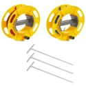 Fluke Electrical Test and Measurement 3-Pole Stake Kit for Use With 1623, 1625 ES-162P3-2