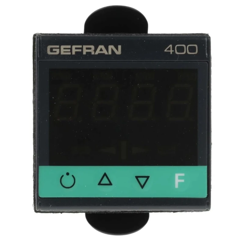 Gefran 400 DIN Rail PID Temperature Controller 8 Input, 2 Output Relay Logic 27V On-Off 400-DR-0-000