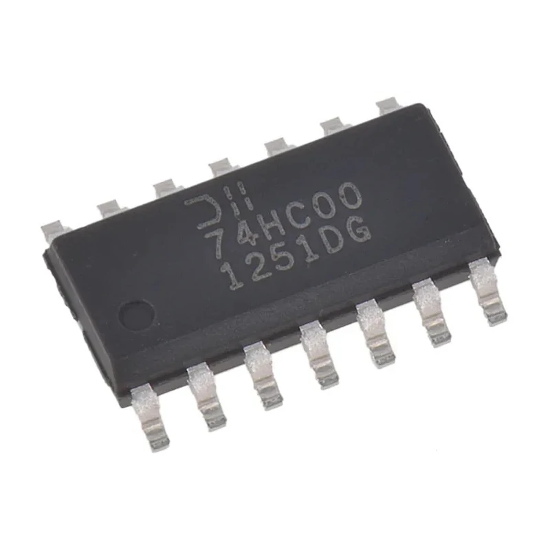 DiodesZetex 4 2-Input NAND Schmitt Trigger Input Logic Gate 14-Pin SOIC 74HC00S14-13