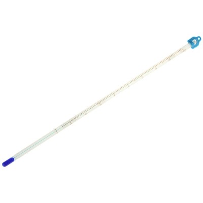 Brannan Immersion Glass Thermometer, 50 °C max, 1 °C Division, Non-Toxic Fluid Filling, 305mm Length 44/801/8