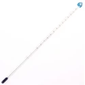 Brannan Immersion Glass Thermometer, 110 °C Max, Blue Kerosene Filled, ±1 Division Accuracy, Length 305mm 44/802/8