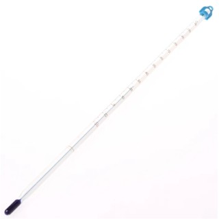 Brannan Immersion Glass Thermometer, 110 °C Max, Blue Kerosene Filled, ±1 Division Accuracy, Length 305mm 44/802/8