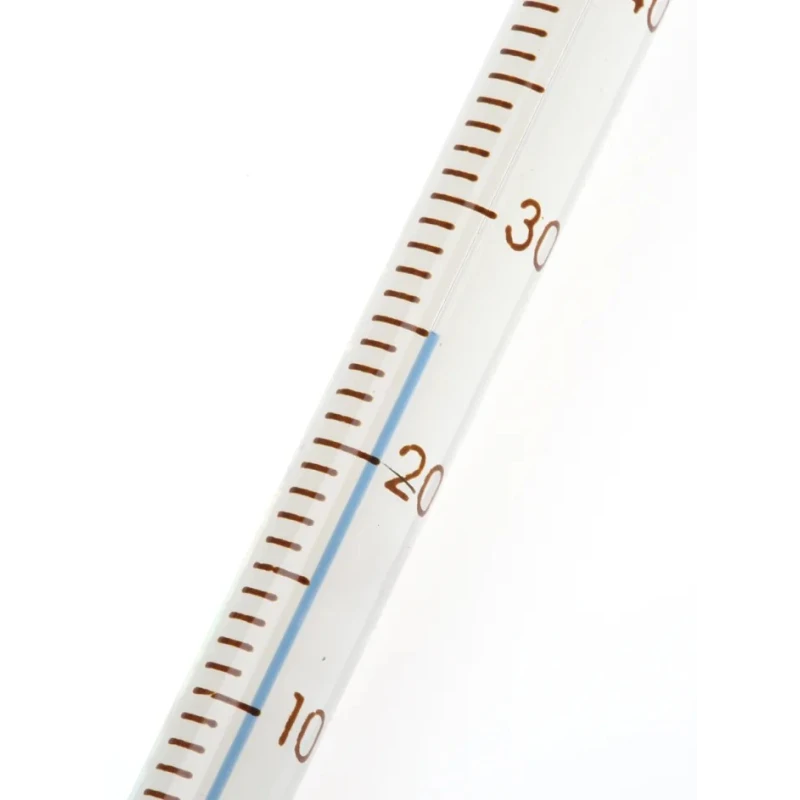 Brannan Immersion Glass Thermometer, 110 °C Max, Blue Kerosene Filled, ±1 Division Accuracy, Length 305mm 44/802/8