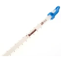 Brannan Immersion Glass Thermometer, 110 °C Max, Blue Kerosene Filled, ±1 Division Accuracy, Length 305mm 44/802/8