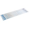 Brannan Immersion Glass Thermometer 110 °C Max 305mm Length Blue Kerosene Filling 44/802/9