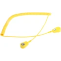 RS PRO ESD Grounding Cord Yellow 2m with 4 mm and 10 mm Studs Compliant to EN 61340-5-1 798-9307