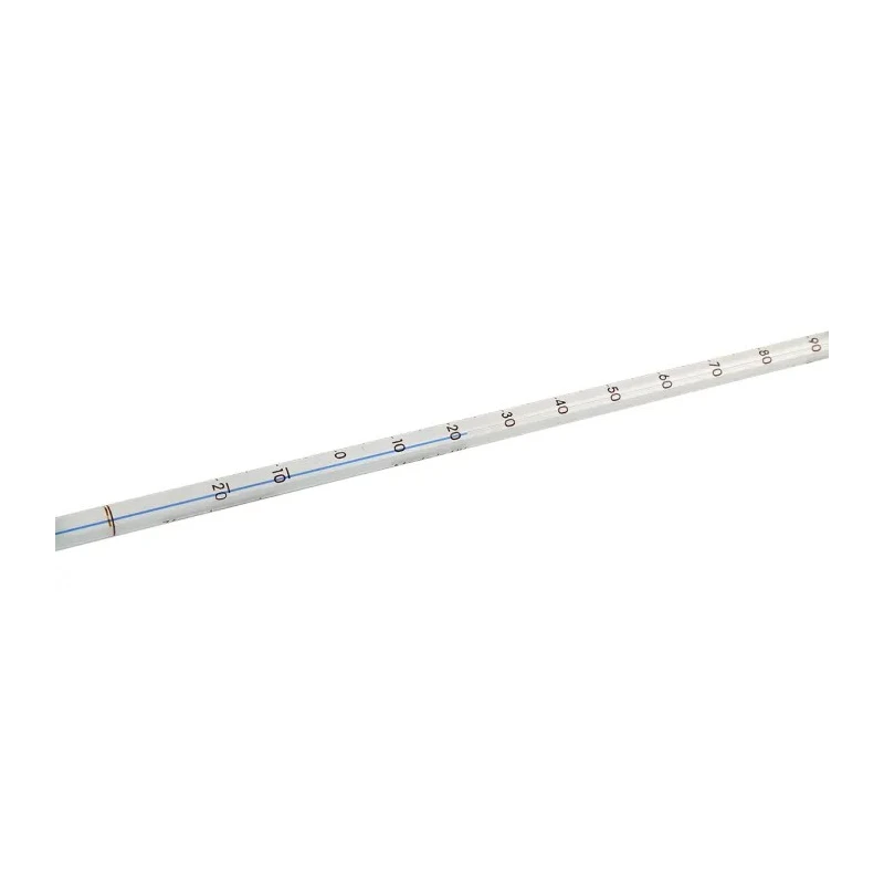 Brannan Immersion Glass Thermometer 110 °C Max 305mm Length Blue Kerosene Filling 44/802/9