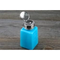 RS PRO Blue Pump Dispenser Bottle 180ml High Density Polyethylene Non-Conductive Dissipative 798-9323