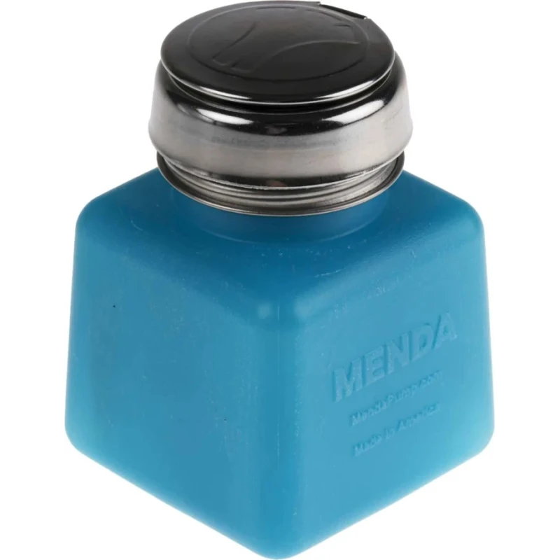 RS PRO Blue Pump Dispenser 120ml Static Dissipative HDPE Bottle One-Handed Operation 798-9329