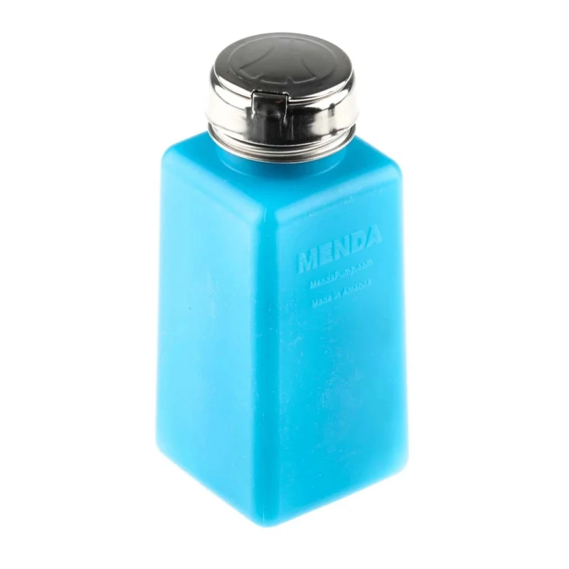 RS PRO Dissipative Bottle Dispenser Blue 240ml Non-Conductive Anti-Static ESD Compliant 798-9332