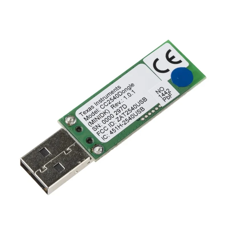 Texas Instruments Communication & Wireless Development Tool USB Stick Bluetooth Smart (BLE) 2.4 GHz CC2540EMK-USB