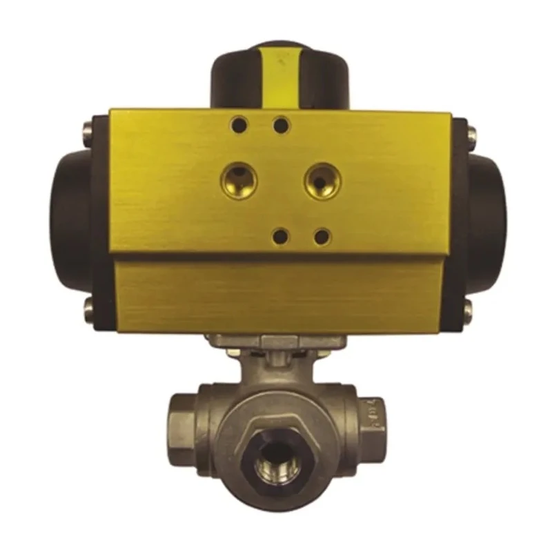 RS PRO 3 Way Ball Valve Type Pneumatic Actuated Valve 800 psi 799-8796