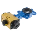 RS PRO Pneumatic Actuated Butterfly Valve Wafer/Lugged, 16 bar, Cast Iron Body, Stainless Steel Disc, Double Acting 799-8793