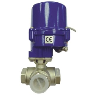 RS PRO 3 Port Motorised Valve Stainless Steel Body 1 in Pipe Size 1000 psi Maximum Pressure 24 V AC/DC, 110 V, 220 V 799-8847