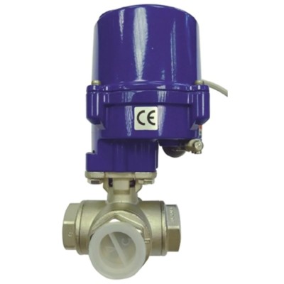 RS PRO 3 Port Motorised Valve Stainless Steel Body 1 in Pipe Size 1000 psi Maximum Pressure 24 V AC/DC, 110 V, 220 V 799-8847