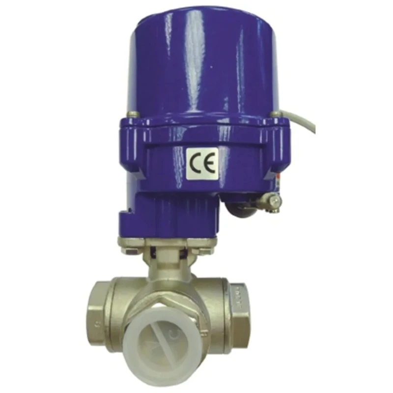 RS PRO 3 Port Motorised Valve Stainless Steel Body 1 in Pipe Size 1000 psi Maximum Pressure 24 V AC/DC, 110 V, 220 V 799-8847