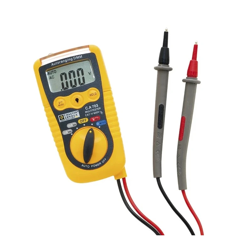 Chauvin Arnoux Handheld Digital Multimeter CA 703 with 200 mA AC/DC Current Measurement P01191740Z