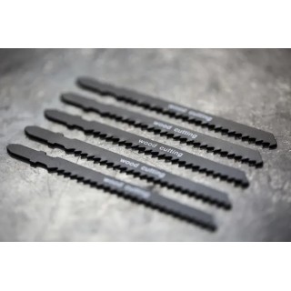 RS PRO Professional Jigsaw Blade 8 Teeth Per Inch 100 mm High Carbon Steel Wood Cutting Pack of 5 799-9351
