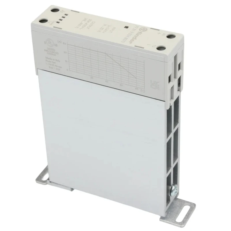 Finder 77 Series Solid State Relay 30A Load 480V AC Load 24V DC Control DIN Rail Mount 77.31.9.024.8070