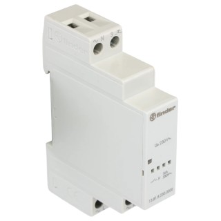 Finder DIN Rail Power Relay 230V AC Coil, 16A Switching Current, SPST 13.81.8.230.0000