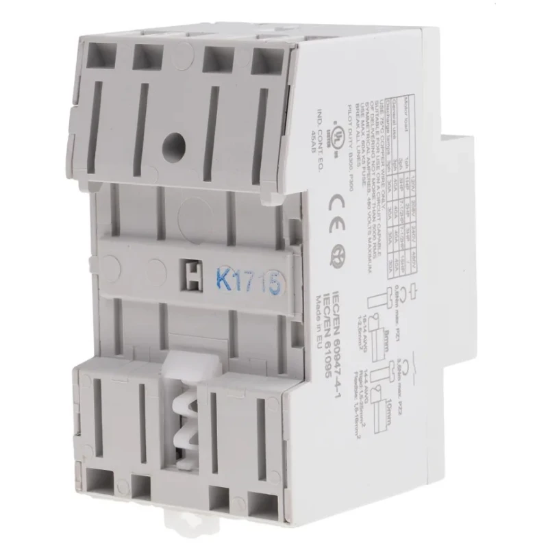 Finder 12V AC/DC Coil, 4-Pole, 40A, 6 VA, 3 NO/1 NC Contactor, 400V AC, 480V AC 22.44.0.012.4710