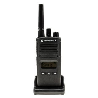 Motorola XT460 16 Channel Waterproof Handsfree Two-Way Radio with 446 MHz Frequency and 20h Battery Life 