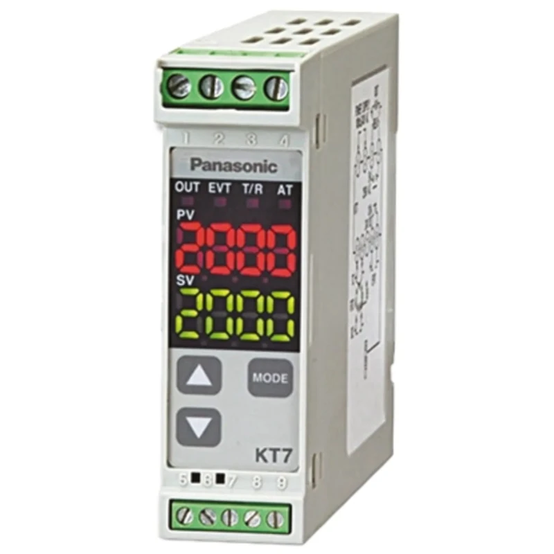 Panasonic KT7 Panel DIN Rail PID Temperature Controller 1 Input 1 Output Current 240V ac On-Off AKT7113100