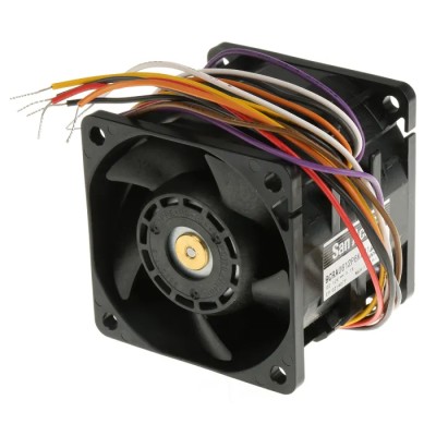 Sanyo Denki San Ace 9CRA Series Axial Fan 12V DC 37.2W 3.1A 137 m³/h 60mm Frame 9CRA0612P6K001
