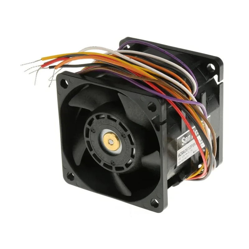 Sanyo Denki San Ace 9CRA Series Axial Fan 12V DC 37.2W 3.1A 137 m³/h 60mm Frame 9CRA0612P6K001